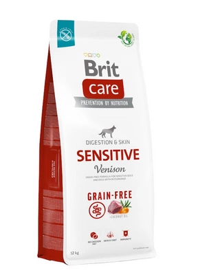 BRIT CARE Grain-free Sensitive Venison 12kg /  Opakowanie uszkodzone (3613,8648,4012) !!! 