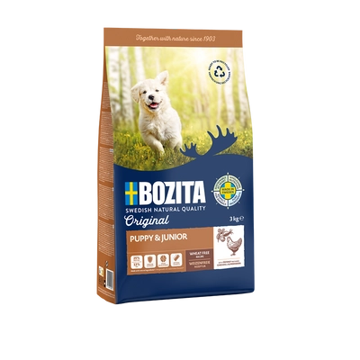 Bozita Original Puppy & Junior Kurczak - Sucha Karma Dla Psa - 3 Kg