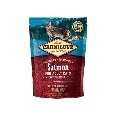 CARNILOVE Cat Salmon Sensitive & Long Hair 400g