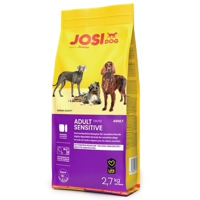 JOSERA JosiDog Adult Sensitive 2,7kg / Opakowanie uszkodzone (4761) !!!