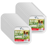 Vetexpert Raw Paleo Pate Mini Adult Beef 24x150g - wołowina tacka