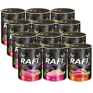 DOLINA NOTECI RAFI Cat Adult Mix smaków 12x400g