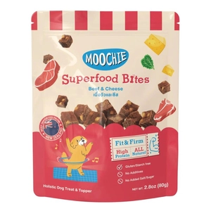 MOOCHIE Superfood Bites Beef & Cheese 40g smakołyki dla psa