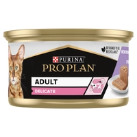 PRO PLAN Adult Delicate Mokra karma dla kota mus z indykiem 85g