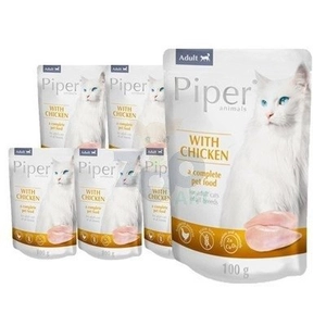 DOLINA NOTECI Piper dla kota z kurczakiem 10x100g (saszetka)