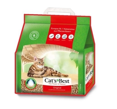 JRS Cats Best Eko Plus - Żwirek Drewniany Zbrylający 10l / 4,4kg//Opakowanie uszkodzone (9877,9983) !!! 