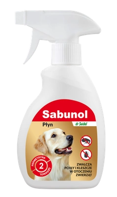 SABUNOL- Płyn do zwalczania pcheł w otoczeniu zwierząt 250ml