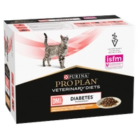PRO PLAN Veterinary Diets DM St/Ox Diabetes Management Karma dla kotów 10x85g