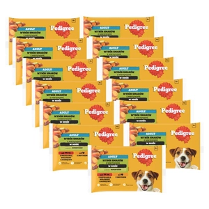 PEDIGREE Adult saszetka 13x(4x100g) - Wybór Smaków z Marchewką w Sosie, mokra karma pełnoporcjowa dla dorosłych psów (kawałki bogate w mieszankę wołowiny i jagnięciny oraz kawałki bogate w indyka)