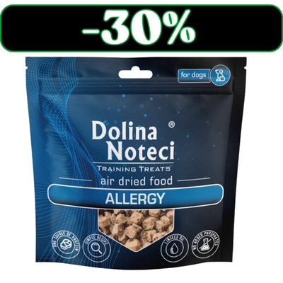 DOLINA NOTECI Training Treats Allergy przysmaki treningowe dla psa 130g