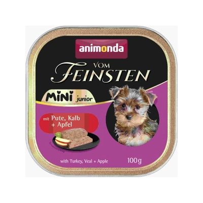 ANIMONDA Vom Feinsten mini junior indyk/cielęcina/jabłko 100g