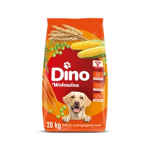 DINO Sucha Karma z Wołowiną dla Psów 20kg