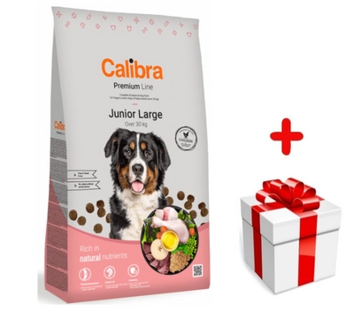 Calibra Dog Premium Line Junior Large 12 kg + Niespodzianka dla psa GRATIS