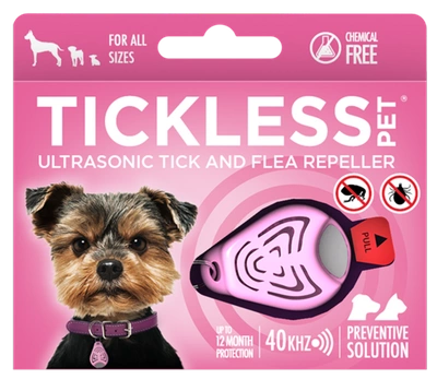 Tickless Pet - Pink