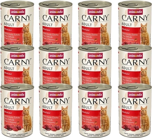 ANIMONDA Cat Carny Adult smak: wołowina 12 x 400g