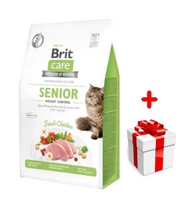 BRIT Care Cat Grain-Free Senior Weight Control 2kg + niespodzianka dla kota GRATIS!