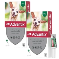 Advantix - dla psów do 4kg 2x(pipeta 0,4ml)