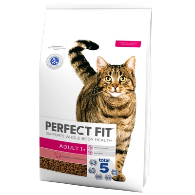 Perfect Fit™ - sucha karma pełnoporcjowa dla dorosłych kotów, bogata w wołowinę 7kg Opakowanie uszkodzone (4986,5001,5010)