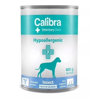 Calibra Veterinary Diets Dog Hypoallergenic Insect & Salmon 400g