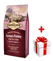 CARNILOVE Cat Salmon & Turkey For Kittens 2kg + niespodzianka dla kota GRATIS!