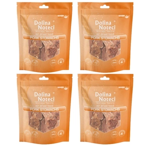 DOLINA NOTECI Natural Treats Pork Stomachs żołądki wieprzowe przysmak dla psa 4x100g