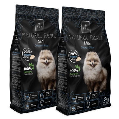 Rex Natural Range Mini Chicken & Rice 2x3kg