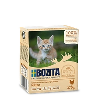 BOZITA -karma dla kotów, kawałeczki mięsa w sosie Kitten 370g