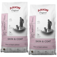 ARION Original Skin & Coat Adult Salmon and Rice Small Breed 2x2kg