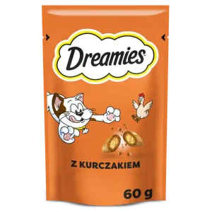 DREAMIES 60g - przysmak dla kota z pysznym kurczakiem