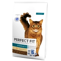 Perfect Fit™ - sucha karma pełnoporcjowa dla dorosłych kotów po zabiegu kastracji, bogata w kurczaka 7kg / Opakowanie uszkodzone (3717) !!!
