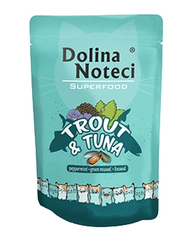 DOLINA NOTECI Superfood pstrąg i tuńczyk saszetka 85g