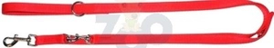 DINGO Smycz z taśmy polipropylenowej, przedłużana szer. 1,6 cm dł 120-220 cm czerwona
