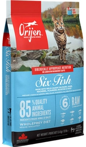 ORIJEN Six Fish cat 5,4kg/ Opakowanie uszkodzone (5046)