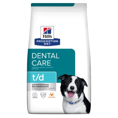 HILL'S PD Prescription Diet Canine t/d Dental Care 4kg / Opakowanie uszkodzone (862,845) !!!