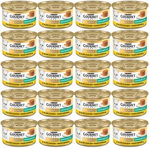 Purina Gourmet Gold Savoury Cake z kurczakiem i marchewką 72x85g