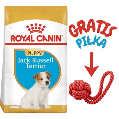 ROYAL CANIN Jack Russell Terrier Puppy 3kg karma sucha dla szczeniąt do 10 miesiąca, rasy jack russel terrier + Royal Canin Piłka dla psa GRATIS!!