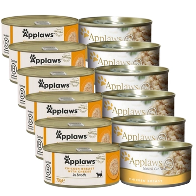 Applaws Cat Mix Smaków 12x70g PUSZKA