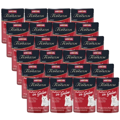 ANIMONDA Vom Feinsten Raffinesse kurczak z wołowiną 24x85g