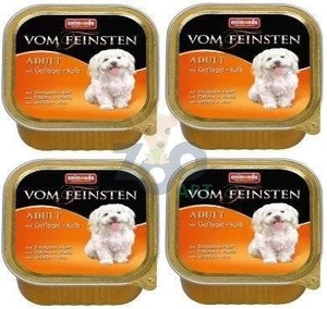 ANIMONDA Dog Vom Feinsten Adult smak: drób i cielęcina 22x150g