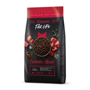 FITMIN Cat For Life Castrate  Beef 8kg