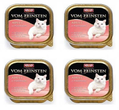 ANIMONDA Vom Feinsten Adult Cat smak: z sercami indyka 32x100g