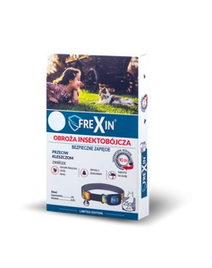 FREXIN Obroża insektobójcza dla kota 25 cm z dzwonkiem