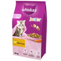 WHISKAS Junior 14 kg - sucha karma dla dla kociąt, z pysznym kurczakiem