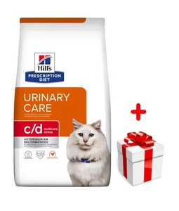 HILL'S PD Prescription Diet Feline c/d Kurczak Urinary Stress 1,5kg + niespodzianka dla kota GRATIS!