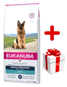 Eukanuba adult german shepherd 12kg + niespodzianka dla psa GRATIS!