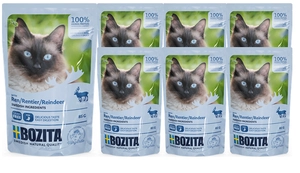 BOZITA Kawałki w sosie z reniferem (saszetka) 12x85g