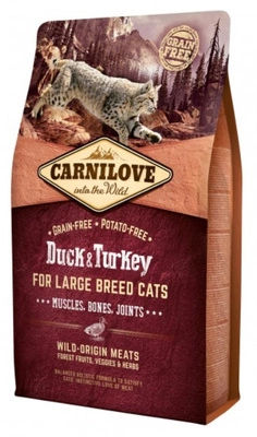 CARNILOVE Cat Duck & Turkey For Large Breed 6kg