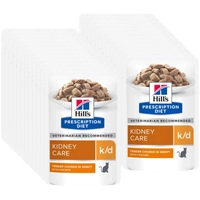 HILL'S PD Prescription Diet Feline k/d Kurczak 24x85g - saszetka