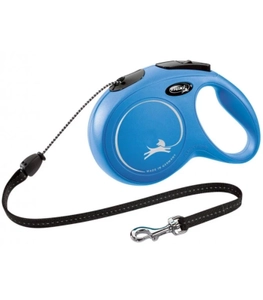 Smycz automatyczna FLEXI New Classic M 8m niebieska