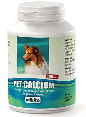 MIKITA Pet-Calcium 100tab.